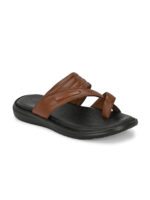 Quilted Leather Slides
