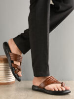 Quilted Leather Slides