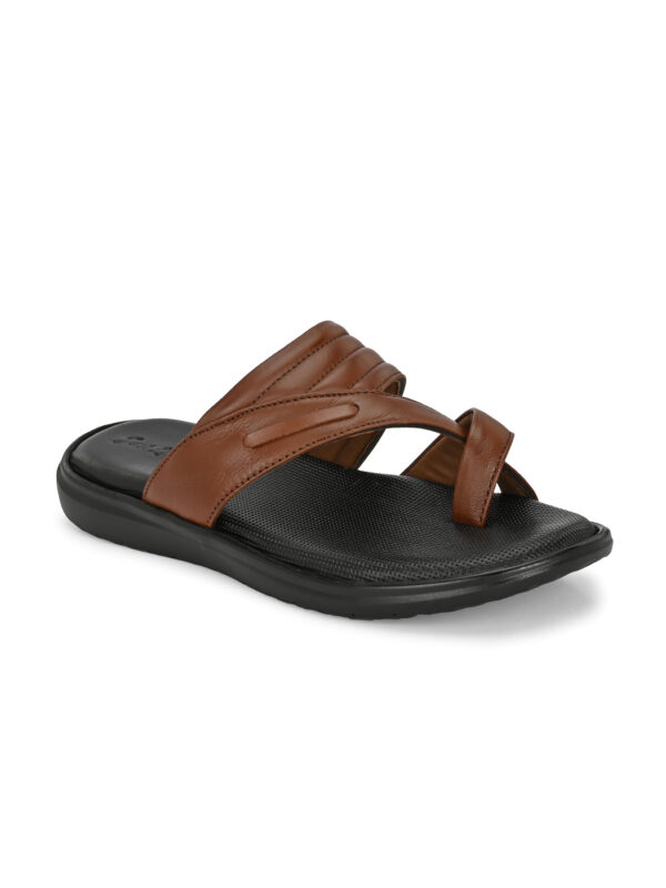 Quilted Leather Slides