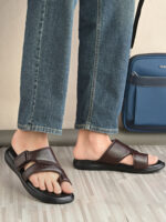Havana Twin-Strap Sandals