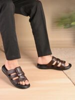 Regal Three-Strap Sandals